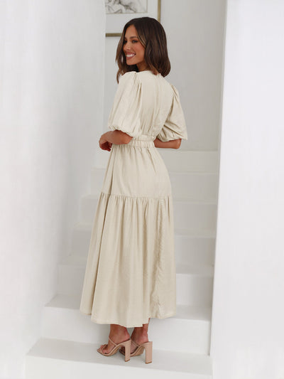 Avalon | Dress with Puff Sleeves
