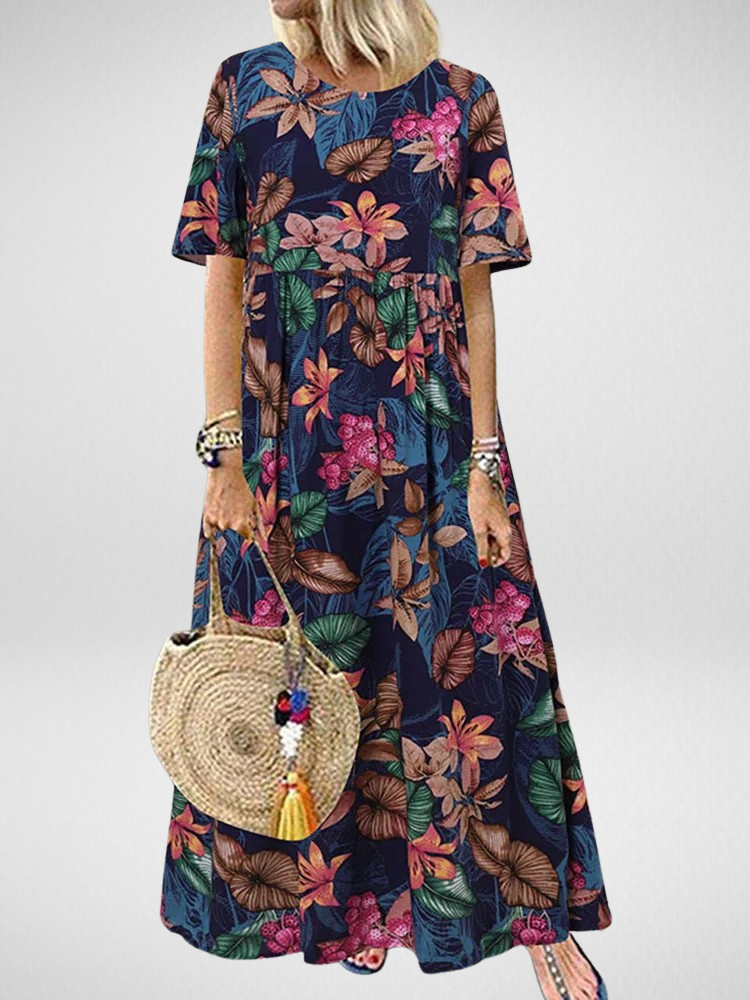 Zara | Boho Floral Maxi Dress