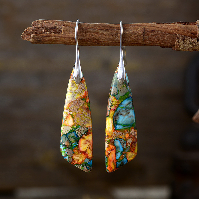 Liora - Vintage Nature Stone Earrings