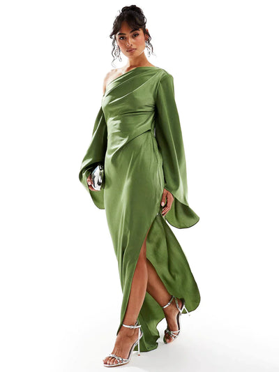 Enya | One-Shoulder Maxi Dress