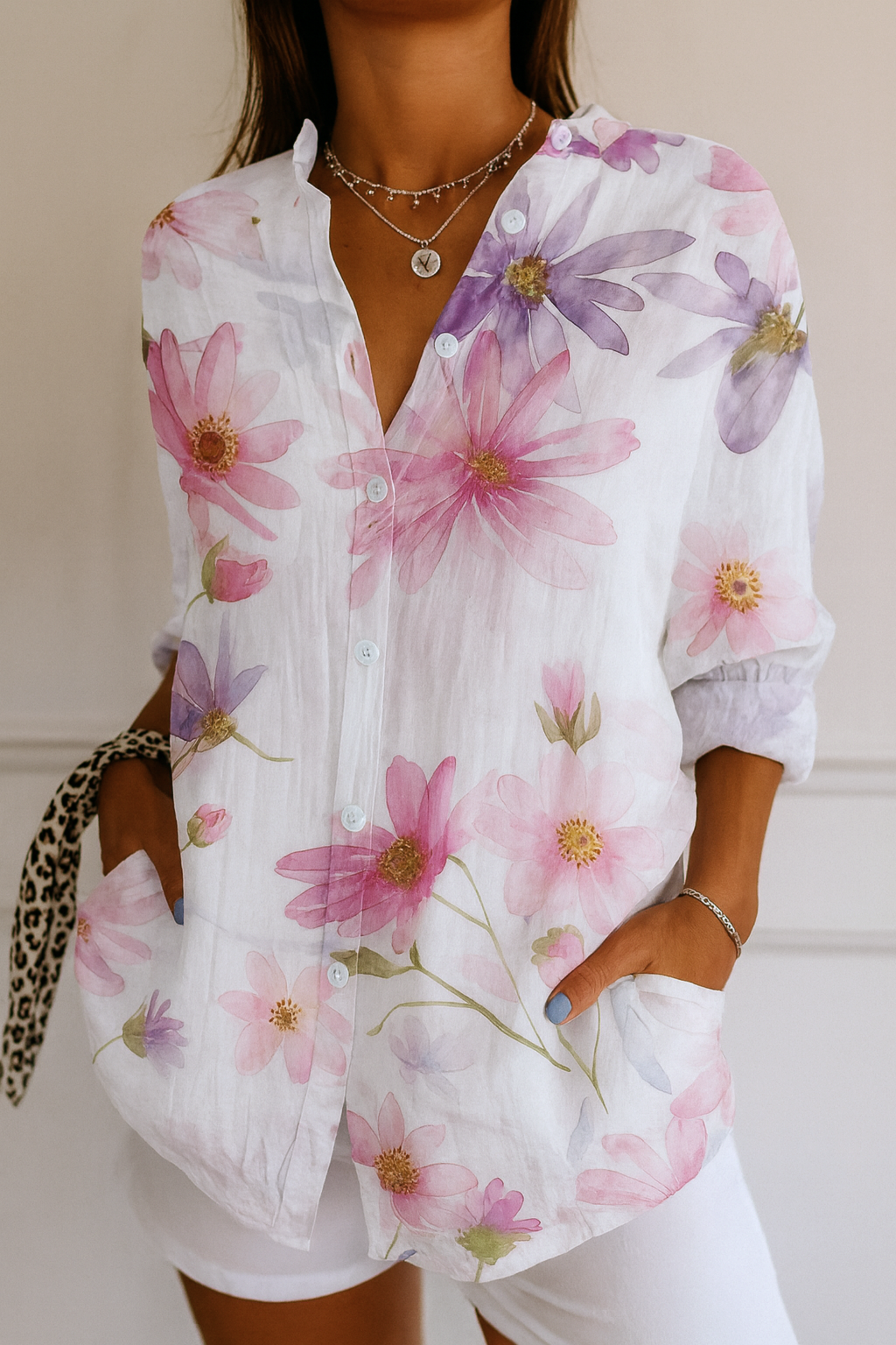 Astrid™  | Colorful Pattern Blouse