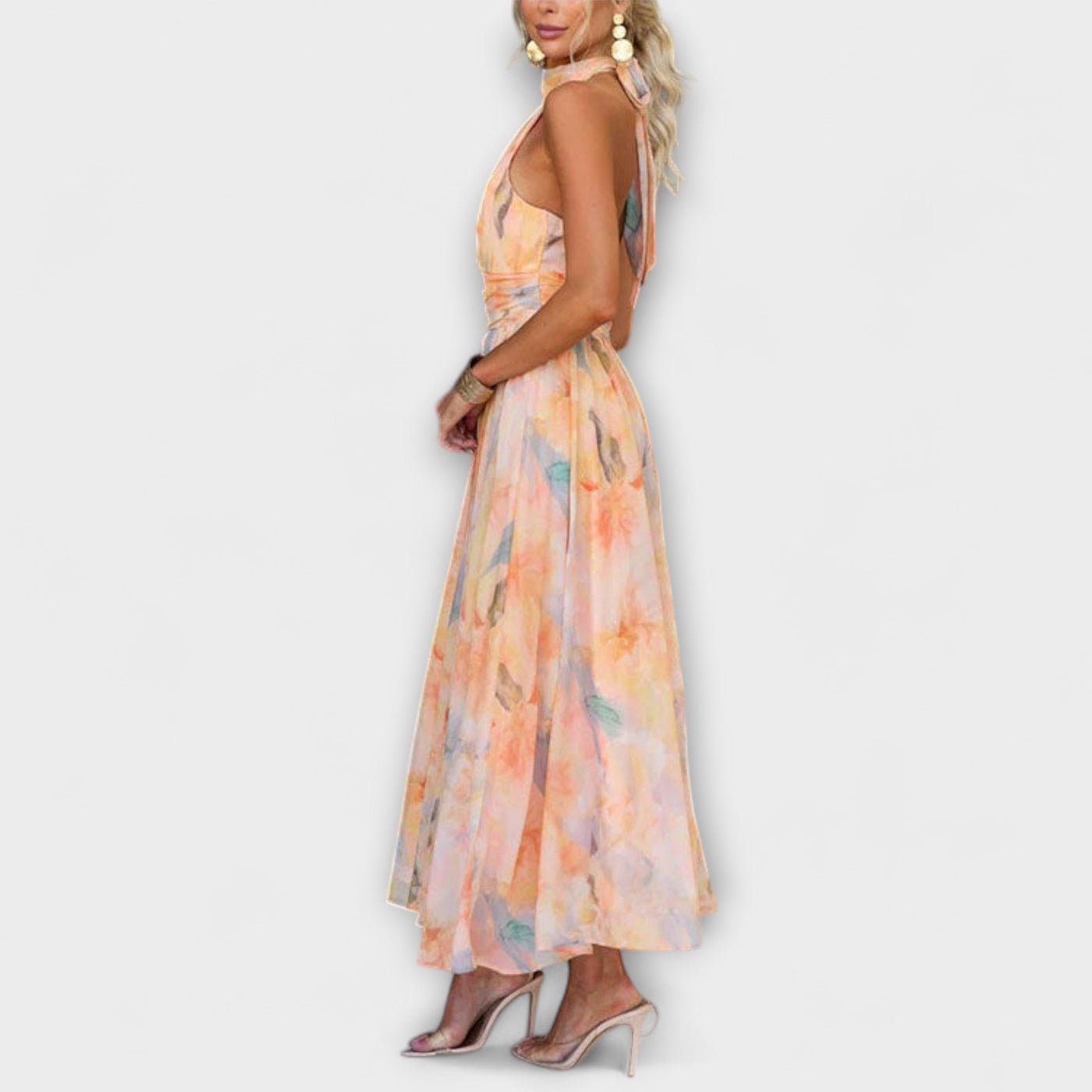 Joa | Watercolor Print Maxi Dress