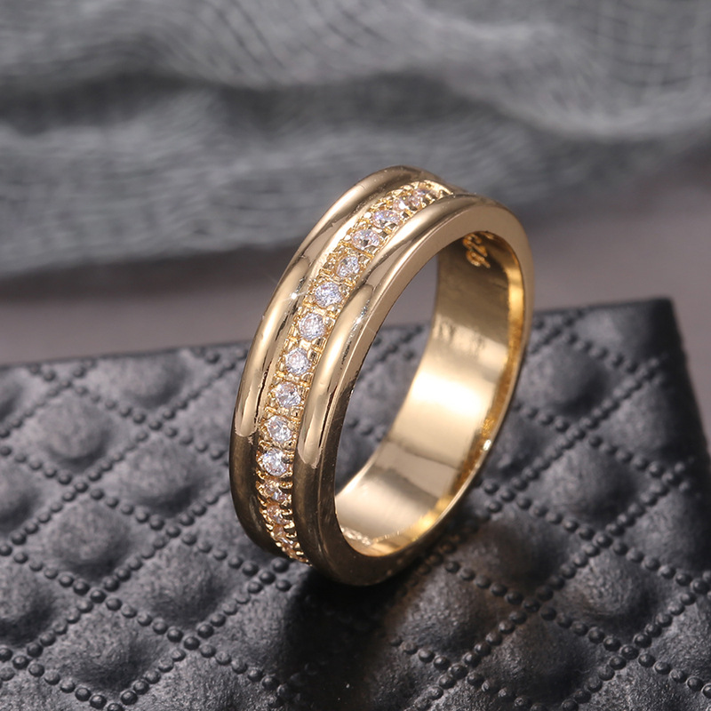 Marlowe – Elegant Double Zirconia Inlaid Ring