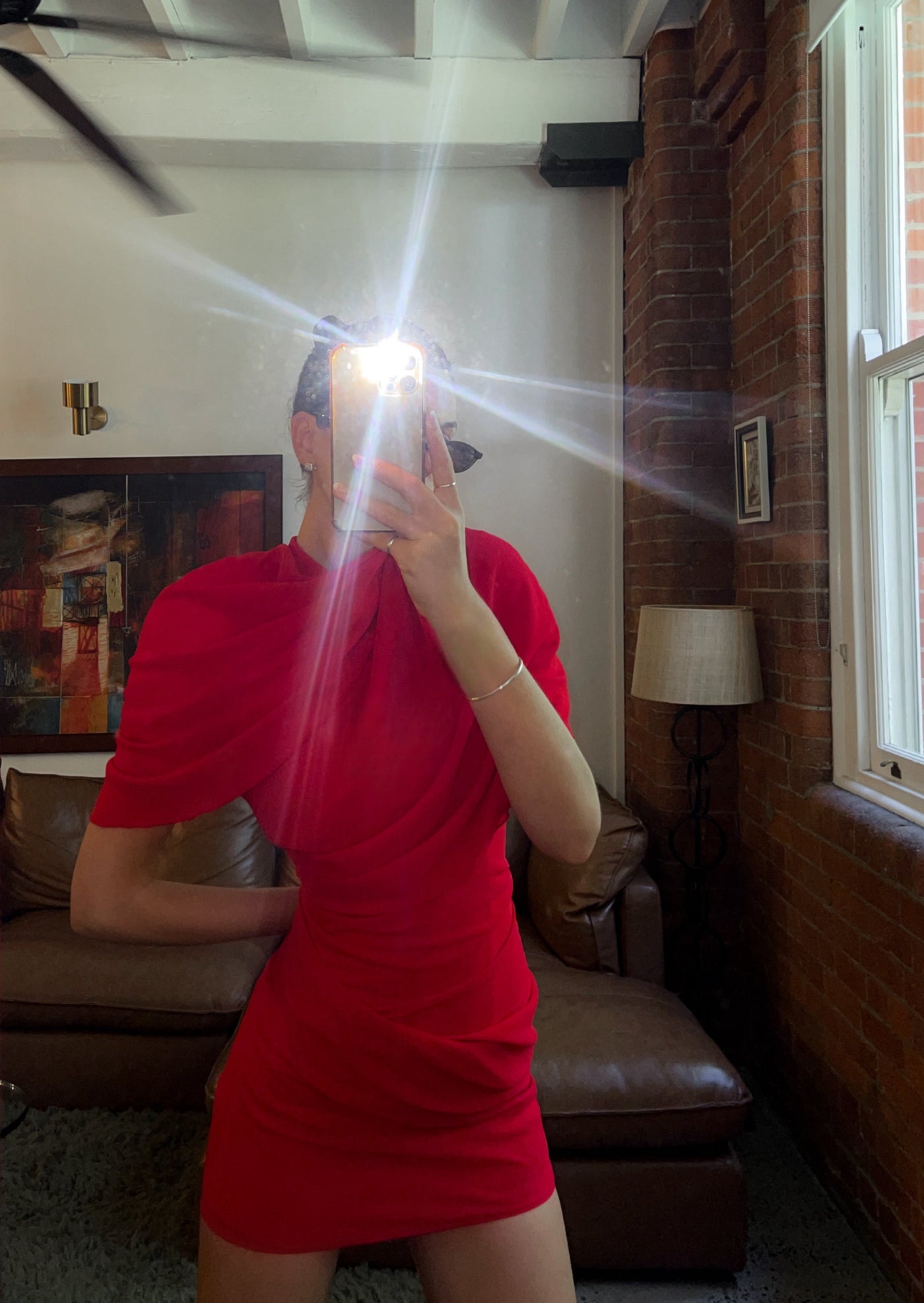 Kiri - Asymmetrical Pleated Mini Dress