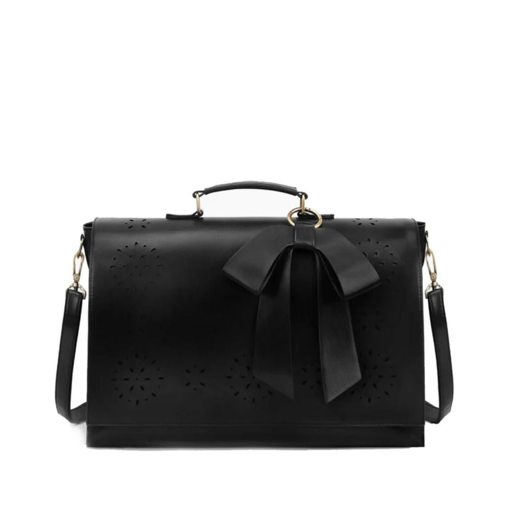 Grace’s Elegant Bow-Tie Satchel