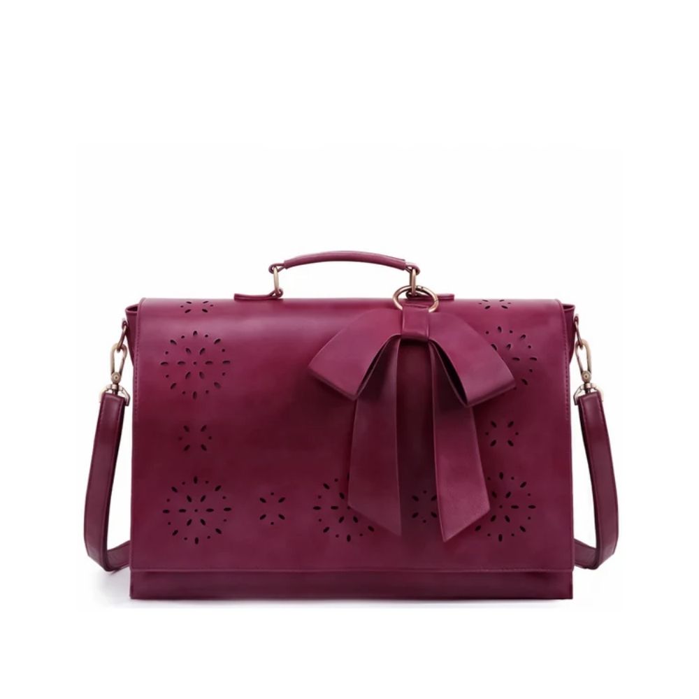 Grace’s Elegant Bow-Tie Satchel