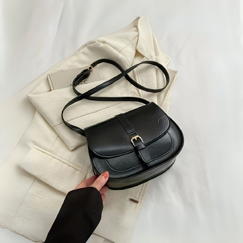 Evelyn Classic Saddle Crossbody Bag