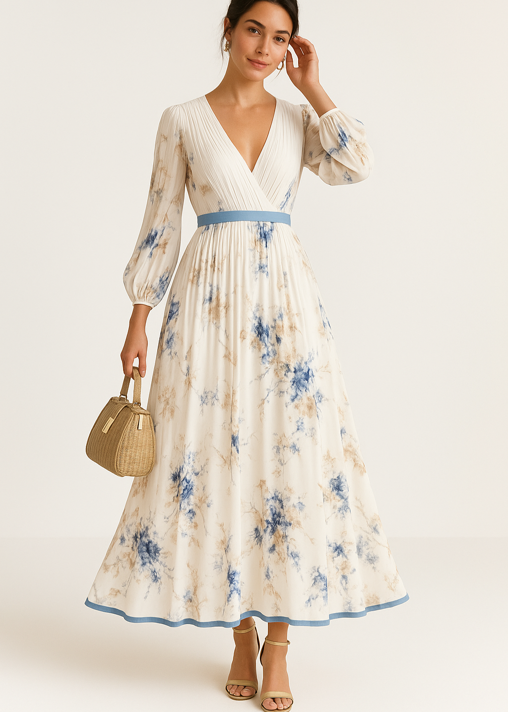 Katie | Elegant Floral Maxi Dress