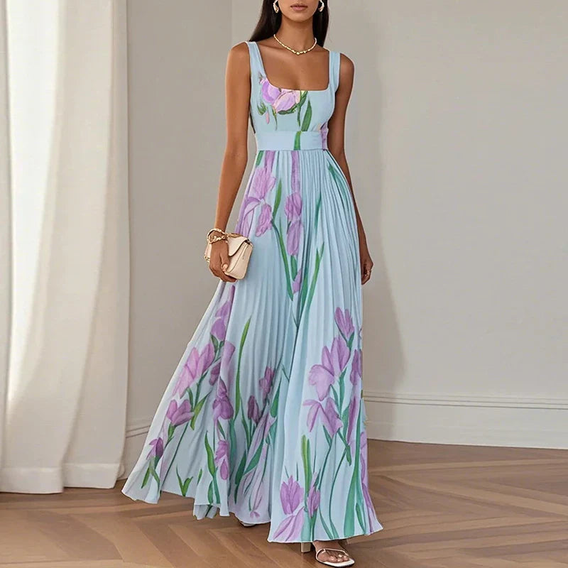 Isla | Elegant Floral Maxi Dress