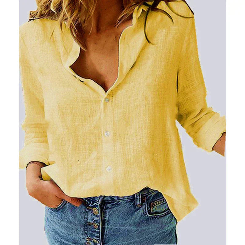 Artiselle | Kylie Cotton Long Sleeve Shirt Top