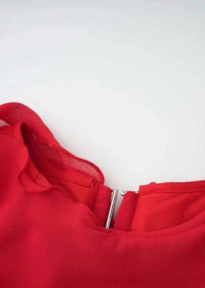 Kiri - Asymmetrical Pleated Mini Dress