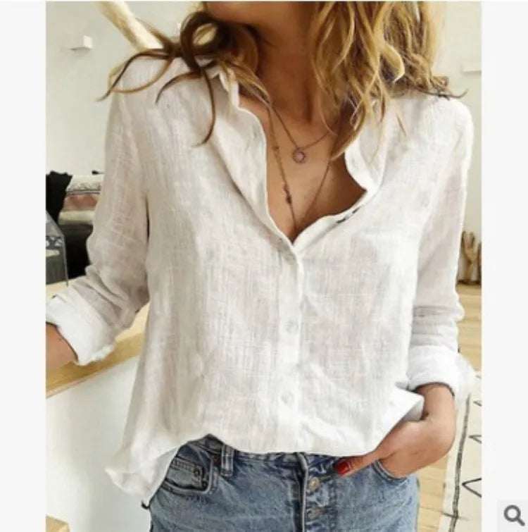 Artiselle | Kylie Cotton Long Sleeve Shirt Top