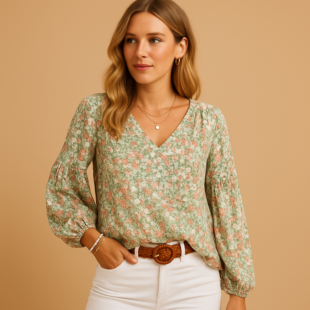 Mila | Women's Floral Print Summer Blouse