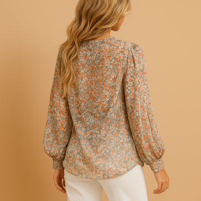 Mila | Women's Floral Print Summer Blouse