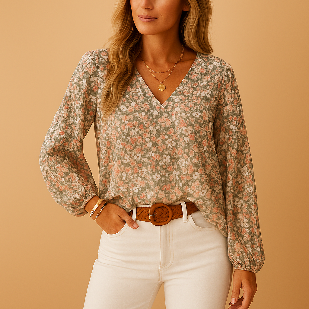 Mila | Women's Floral Print Summer Blouse