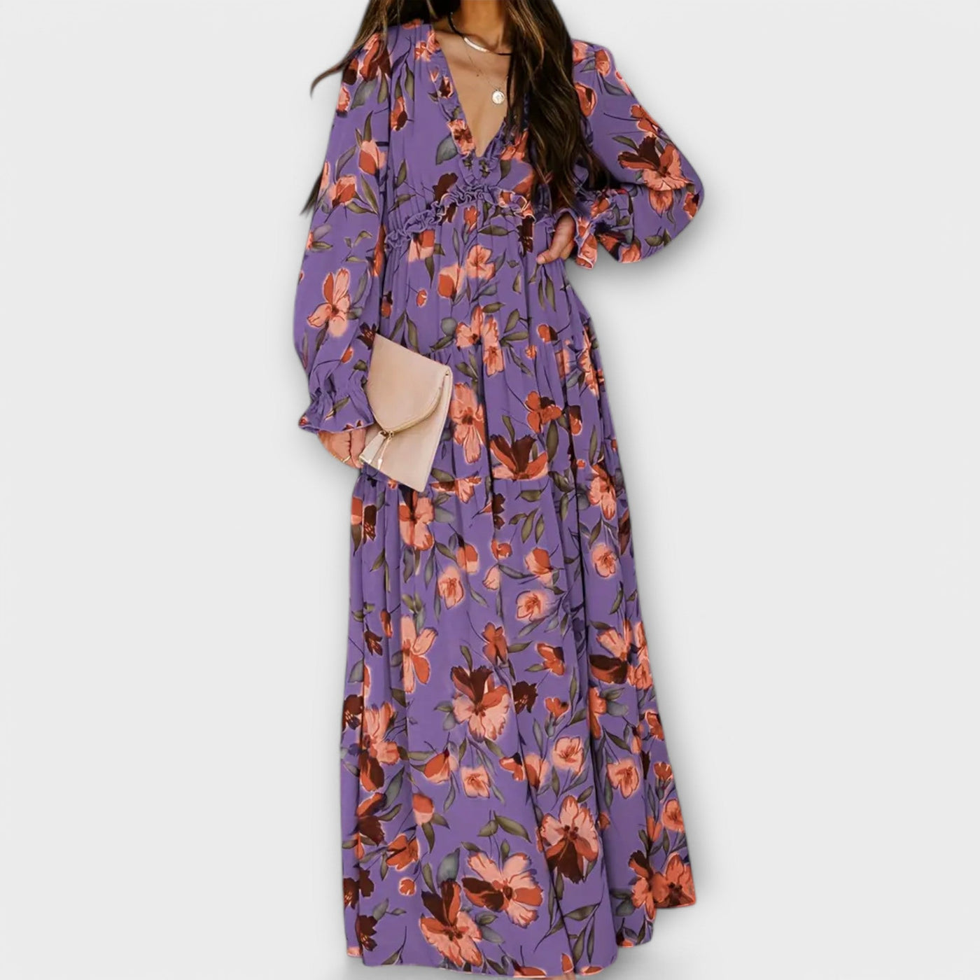 Rosalie | Elegant Floral Maxi Dress