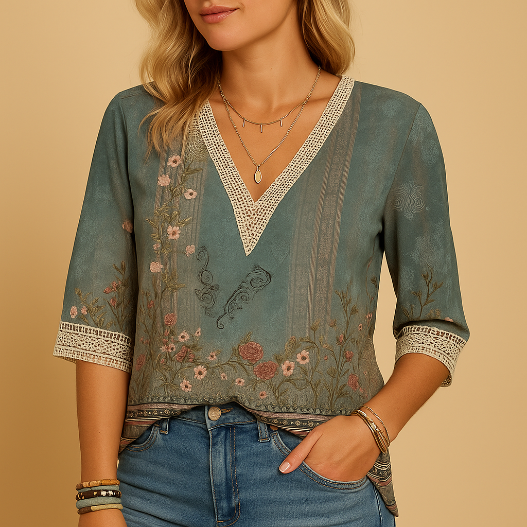 Chic Women's Blouse with a Flattering Silhouette | Luna