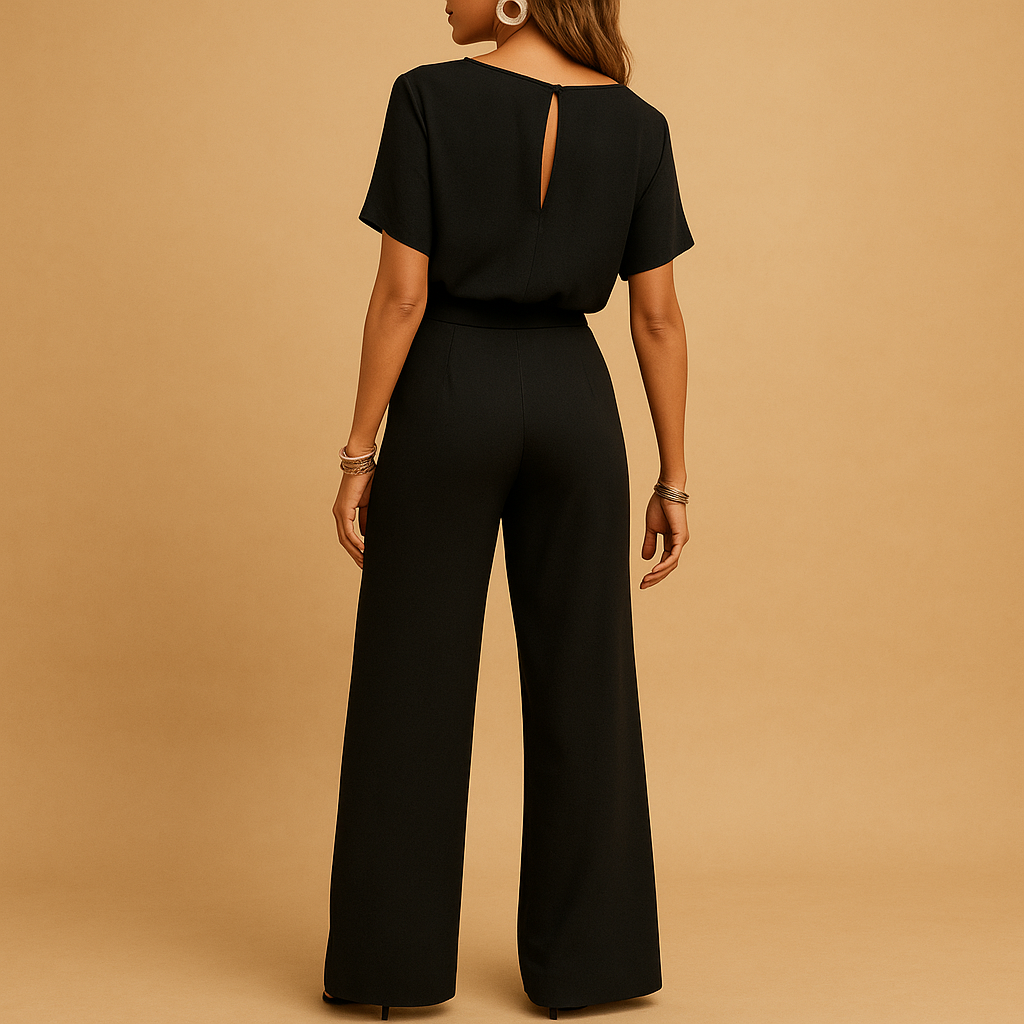 Nina | Chic Tailored Jumpsuit with Flowing Sleeves for Women