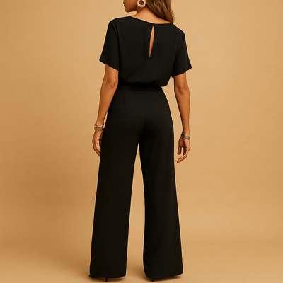 Nina | Chic Tailored Jumpsuit with Flowing Sleeves for Women