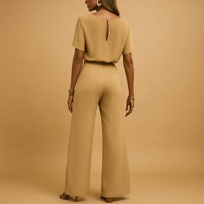 Nina | Chic Tailored Jumpsuit with Flowing Sleeves for Women