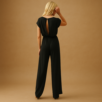Chic V-Neck Jumpsuit for Women | Lotte
