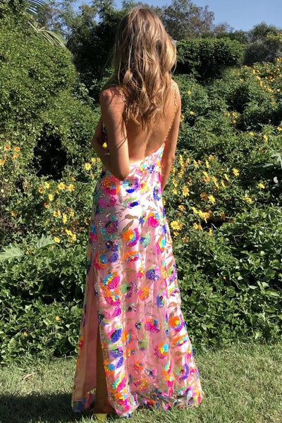 Helene | Floral Slit Dress