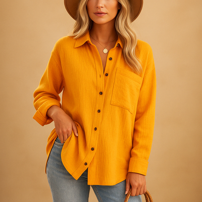 Marije | Women's Classic Long Sleeve Polo Shirt