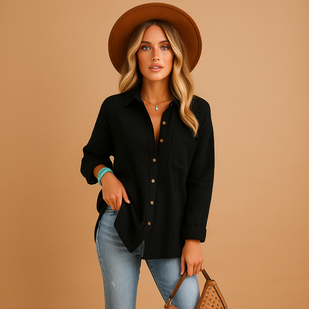 Marije | Women's Classic Long Sleeve Polo Shirt