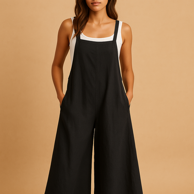Elvira Women's Wide-Leg Lightweight Jumpsuit