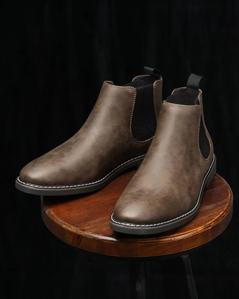 Arthur - Retro Cowhide Boots