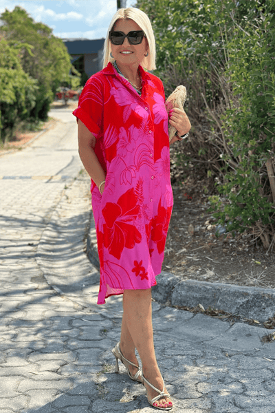 Claire – Graceful Floral Dress