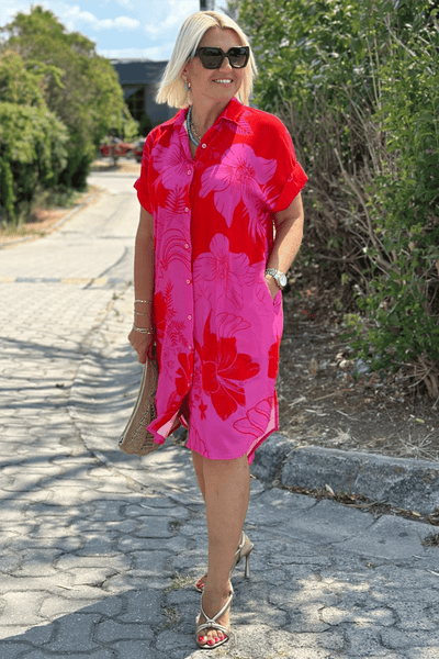 Claire – Graceful Floral Dress